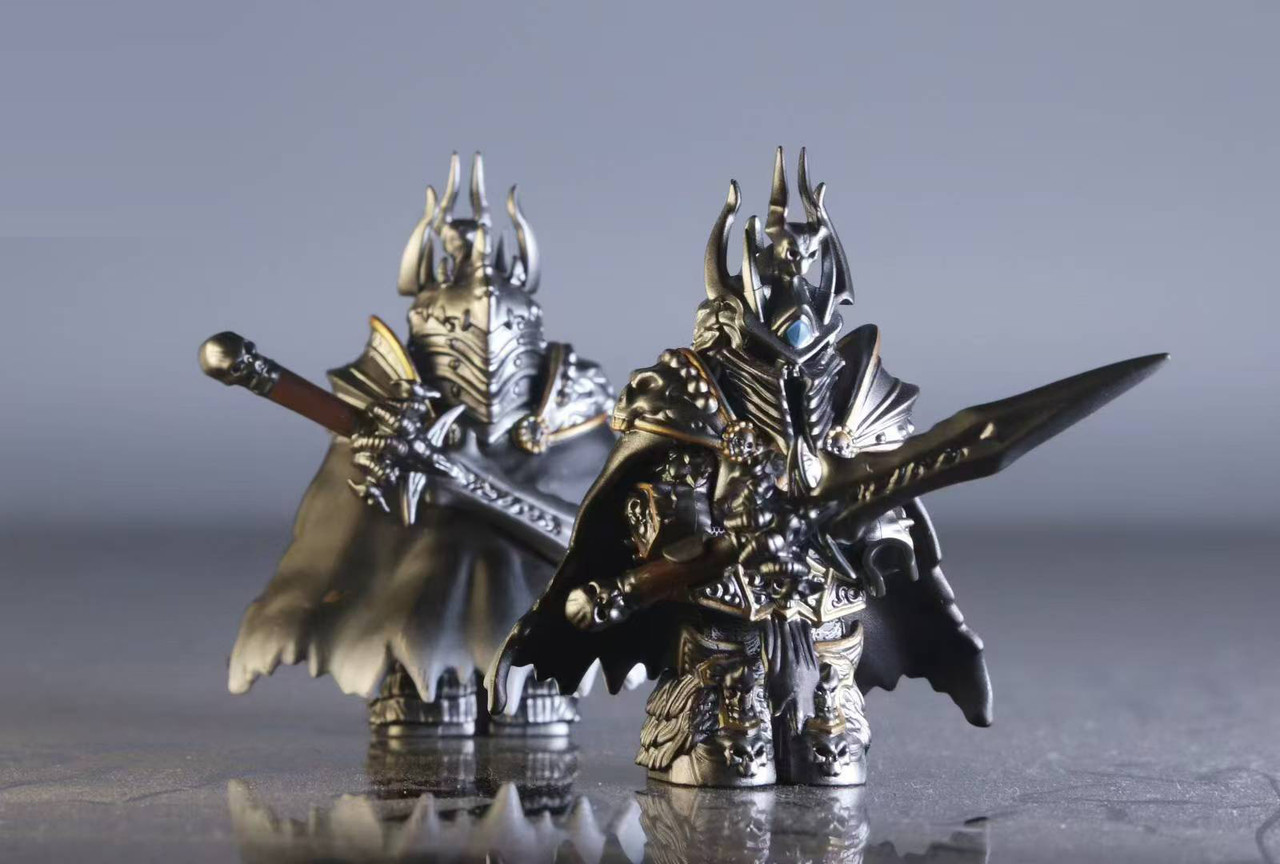 アトラク鎧　オリジナル World of Warcraft Lich King Arthas Custom Minifigures - J's Little