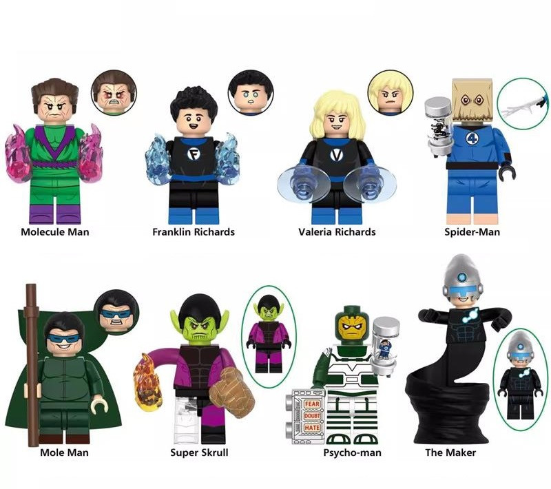 Marvel Super Heroes Fantastic Four Custom Minifigures XH 3 - J's