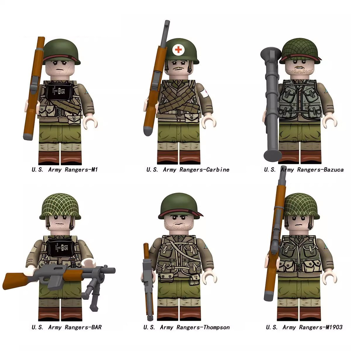 Historic Military Army Minifigures Single Sale 18 - J's Little Things