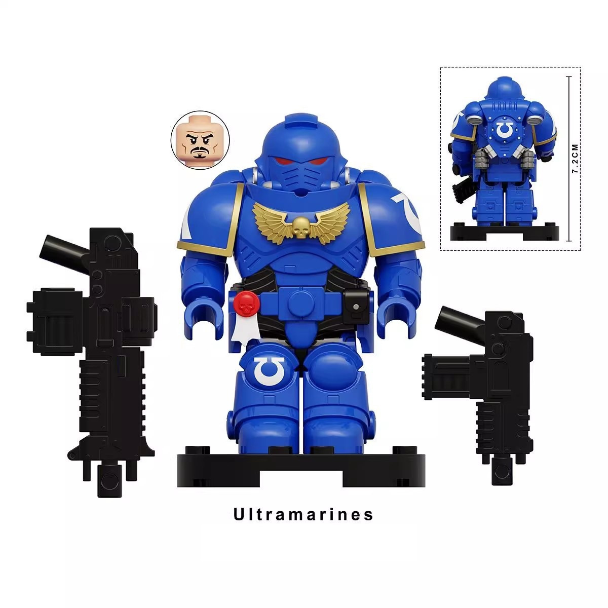 Warhammer 40K Ultramarines Minifigures (Big Figures) KT - J's