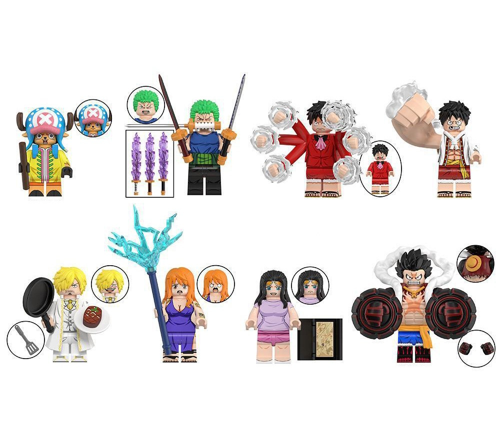 One Piece Manga Custom Minifigures Set WM 2 - J's Little Things