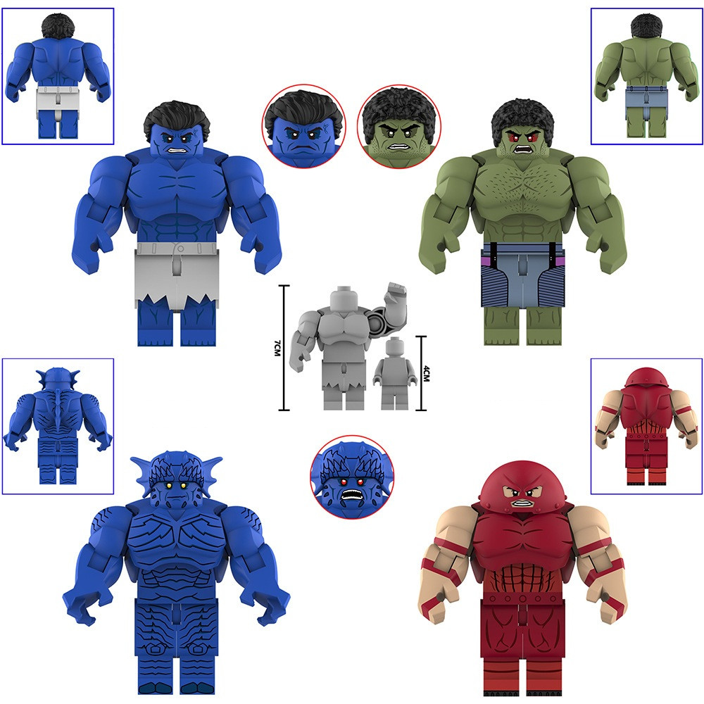 Marvel Super Heroes Custom Hulk Big Minifigures AF 4 - J's Little