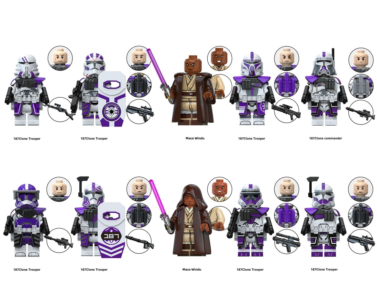 Star Wars 187th Custom Minifigures Assortment TV - J's Little Things