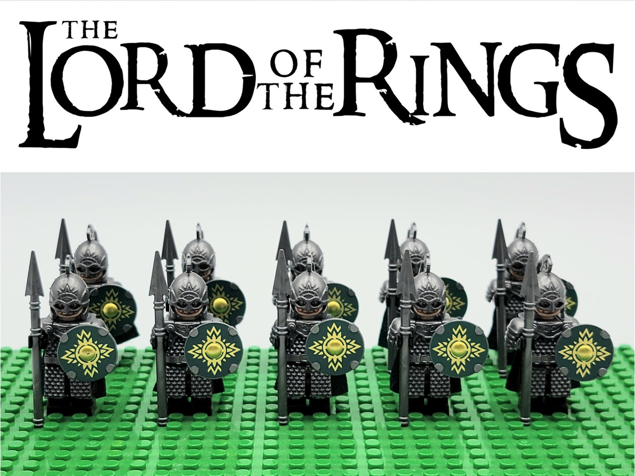 ROHAN、THE SHIRE, LOTHLORIEN 3点セット LOTR Rohan Royal Guards Heavy Short Spears Army 10