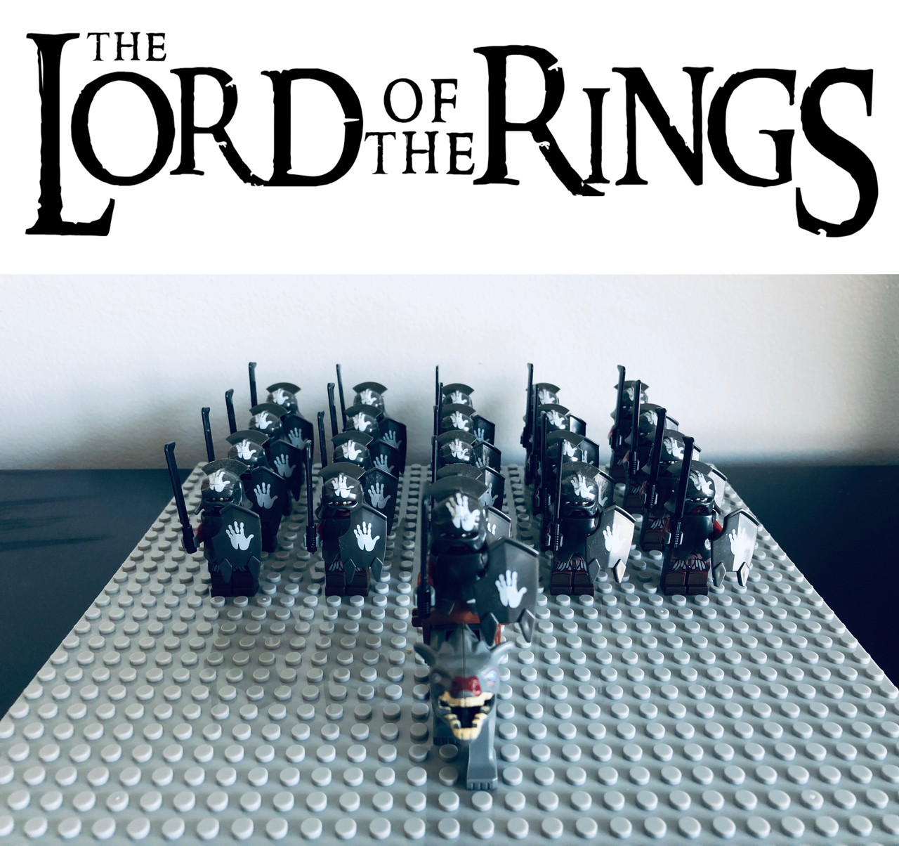 LOTR Uruk-hai Orcs Gondor Dwarf Elves Infantry Army Minifigure 21 Sets 