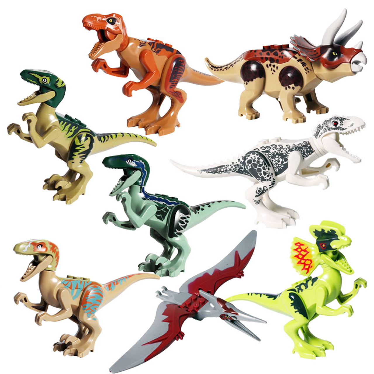 Jurassic World Small Dinosaurs 8 Minifigures Set 1 J s Little Things