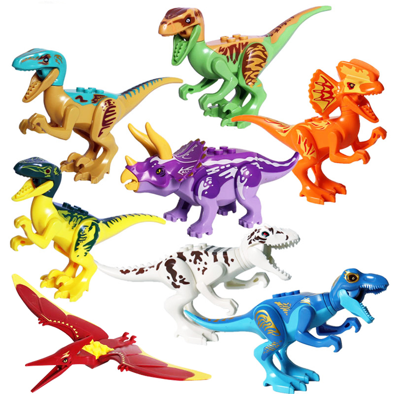 Jurassic World Small Dinosaurs 8 Minifigures Set 2