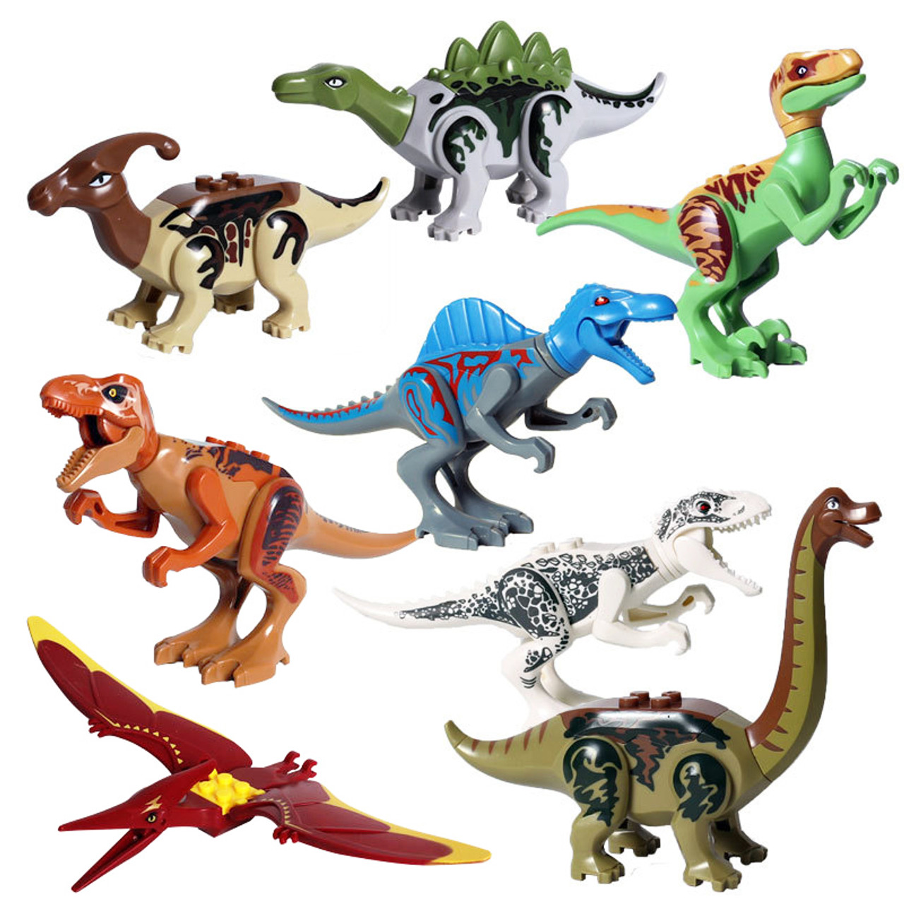 Jurassic World Small Dinosaurs 8 Minifigures Set 3