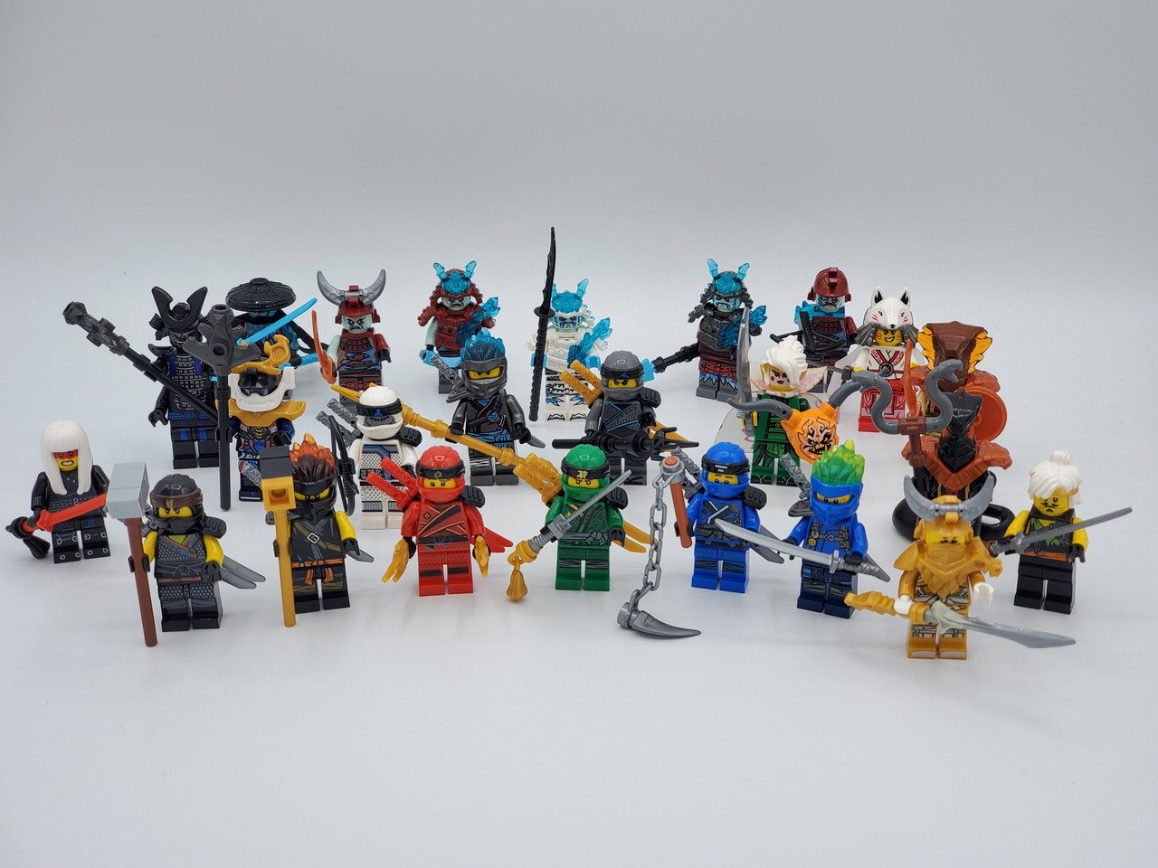 Ninjago Season 11 Blizzard Samurai Custom 24 Minifigures Set J s