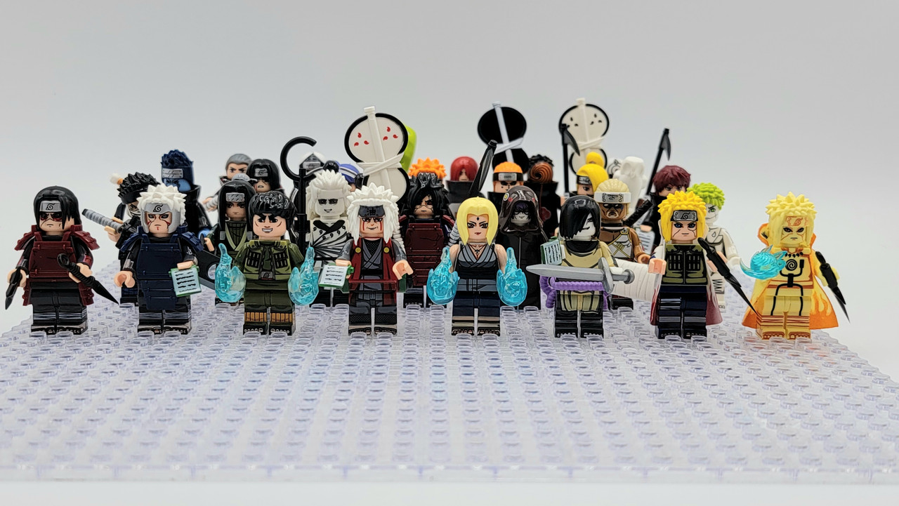 My RAREST Naruto Minifigs Collection These are custom Lego