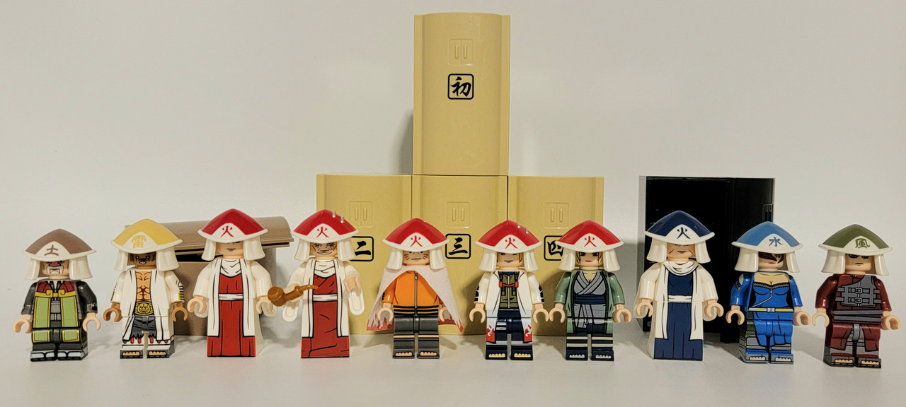 My RAREST Naruto Minifigs Collection These are custom Lego