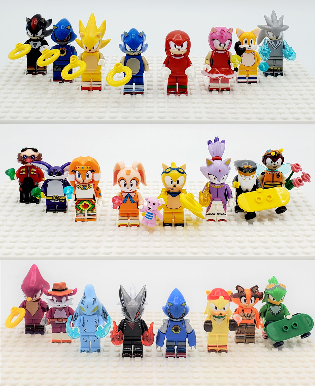 A look at the new Sonic the Hedgehog minifigures