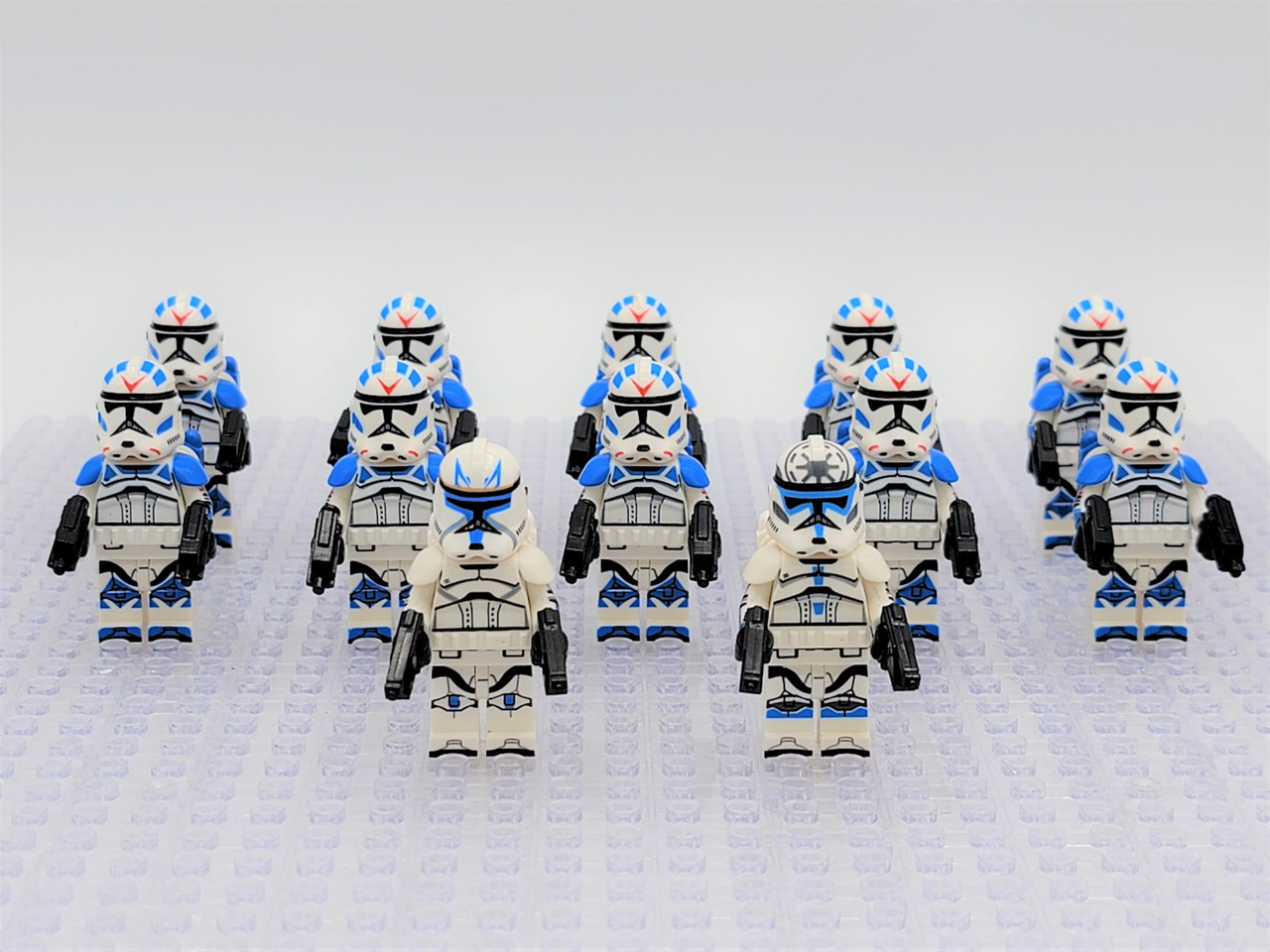 Star Wars 501st Captain Rex Jetpack Clone Troopers 12 Minifigures Set