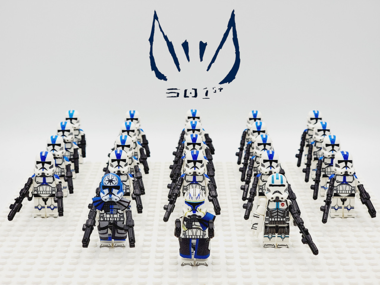 Star Wars 501st Captain Rex Jesse Echo Clone Troopers Army Set 23pcs Minifigures Set