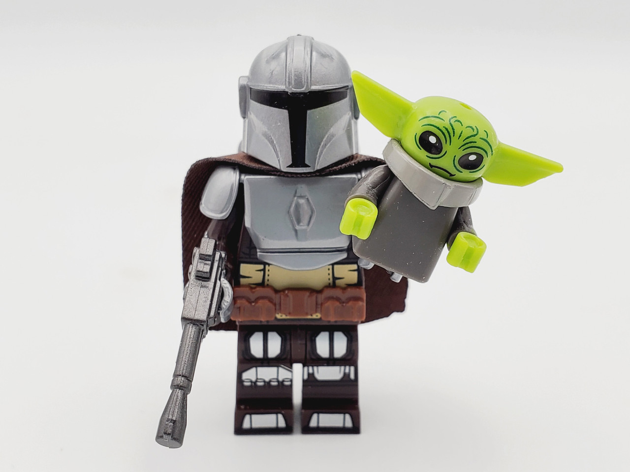 Boba Fett & Grogu (baby Yoda) Lego Minifigures