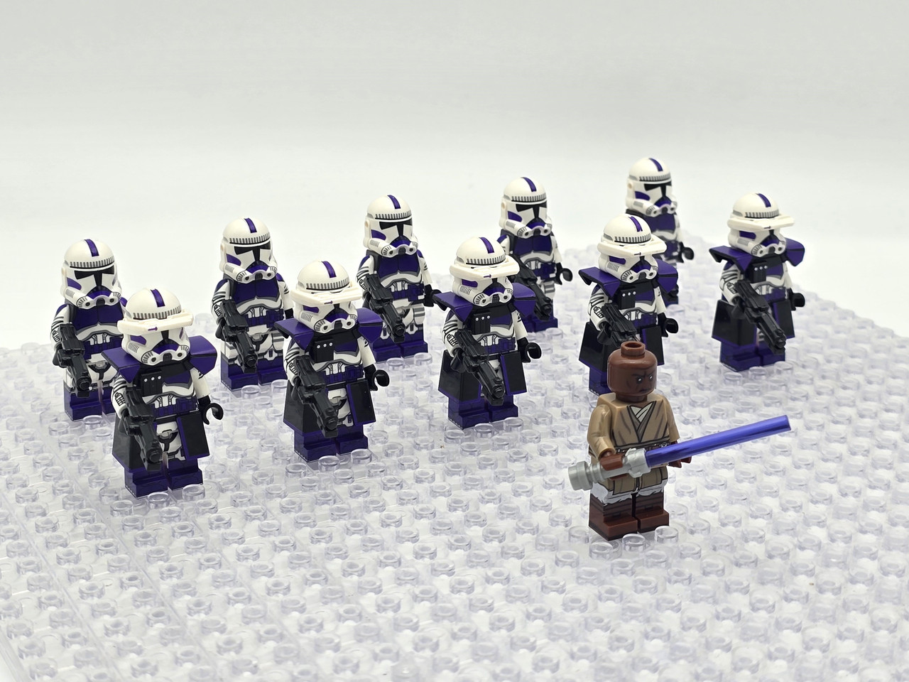 Star Wars Mace Windu 187th Legion Clone Troopers Minifigures Set