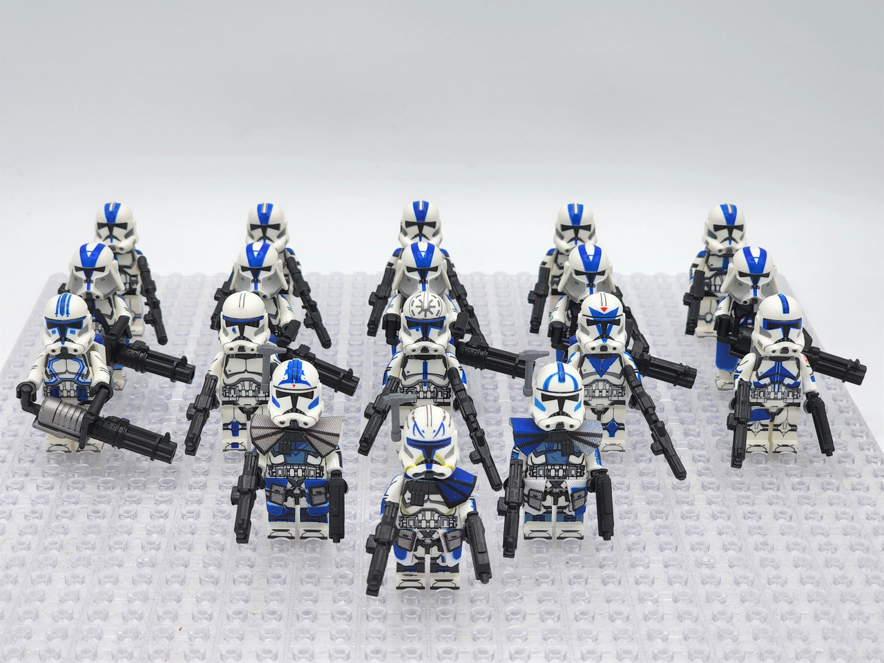 Star Wars 501st Custom Legion Army Minifigures Set x18