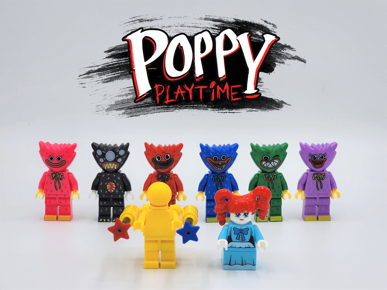 Poppy Playtime Custom Minifigures 8pcs Set