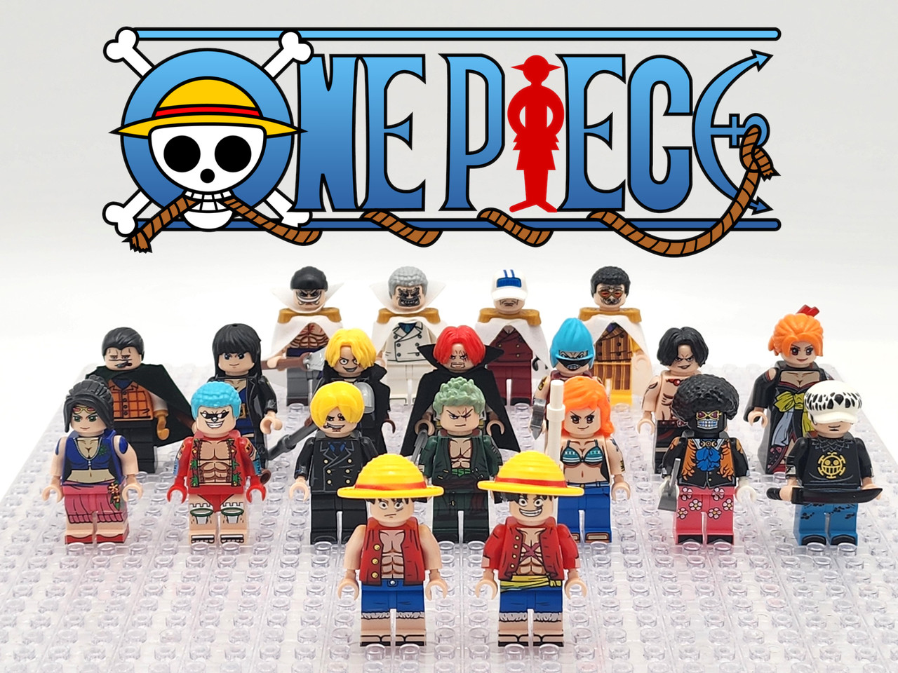 One Piece Anime Custom Minifigures Set 20pcs - J's Little Things