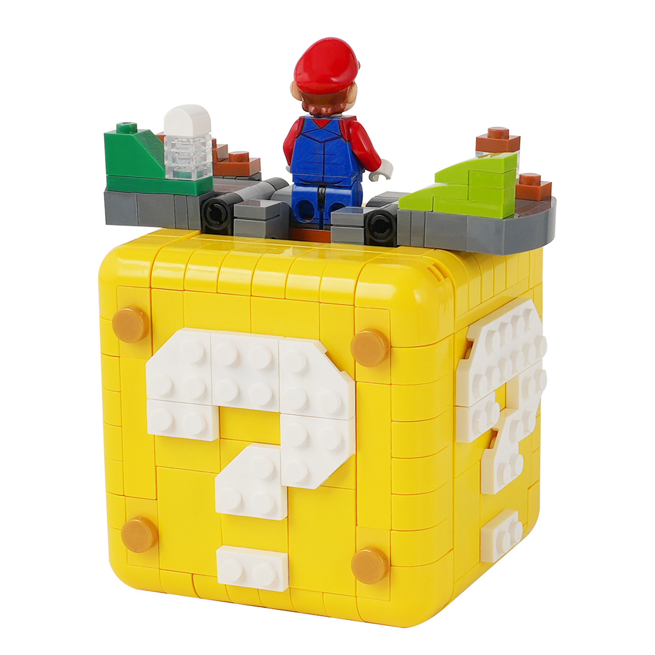 Lego Moc Lego Mario Question Mark Block Super Mario Brothers Mario