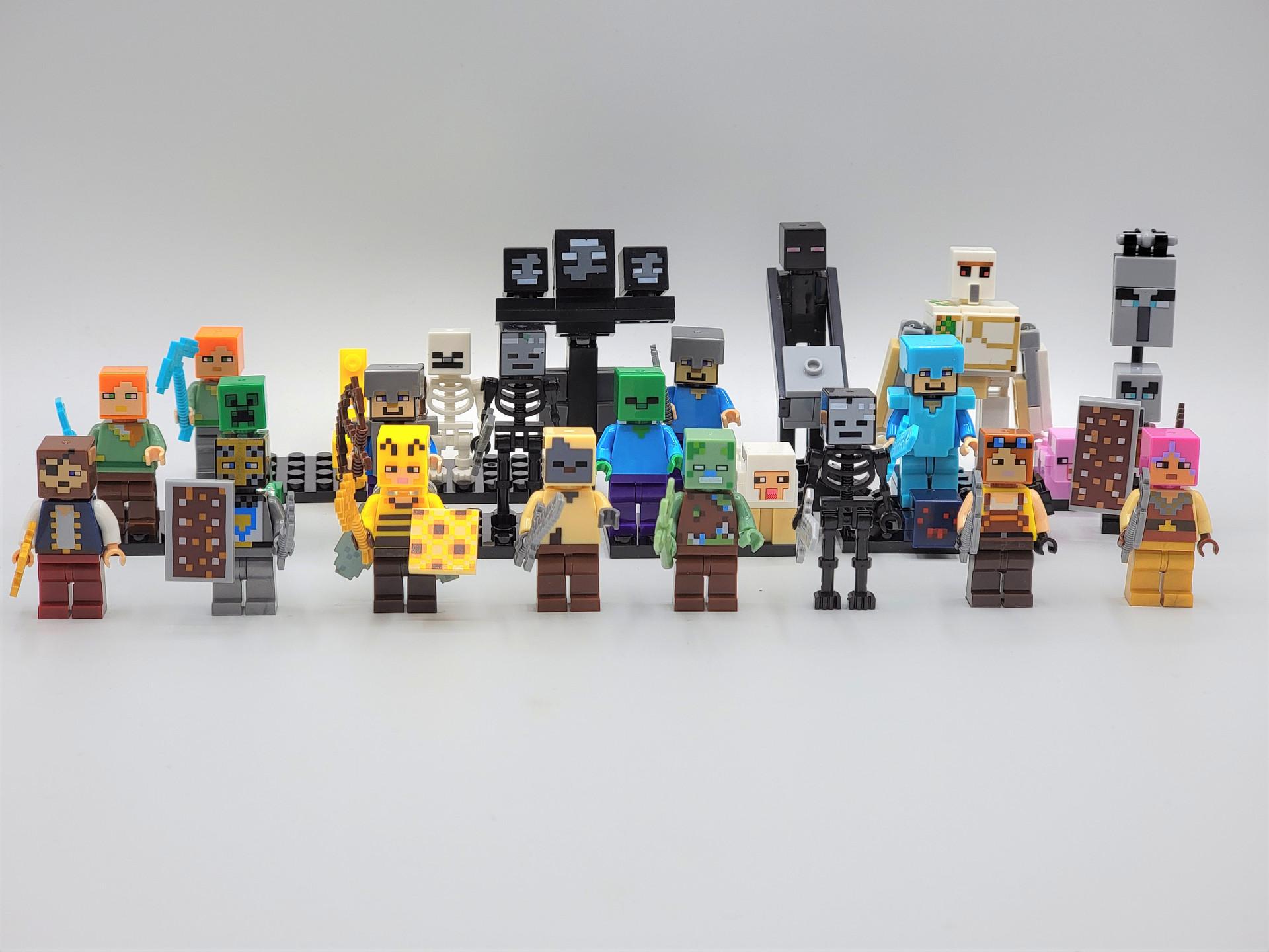 Minecraft Custom MEGA Minifigures Set 45pcs