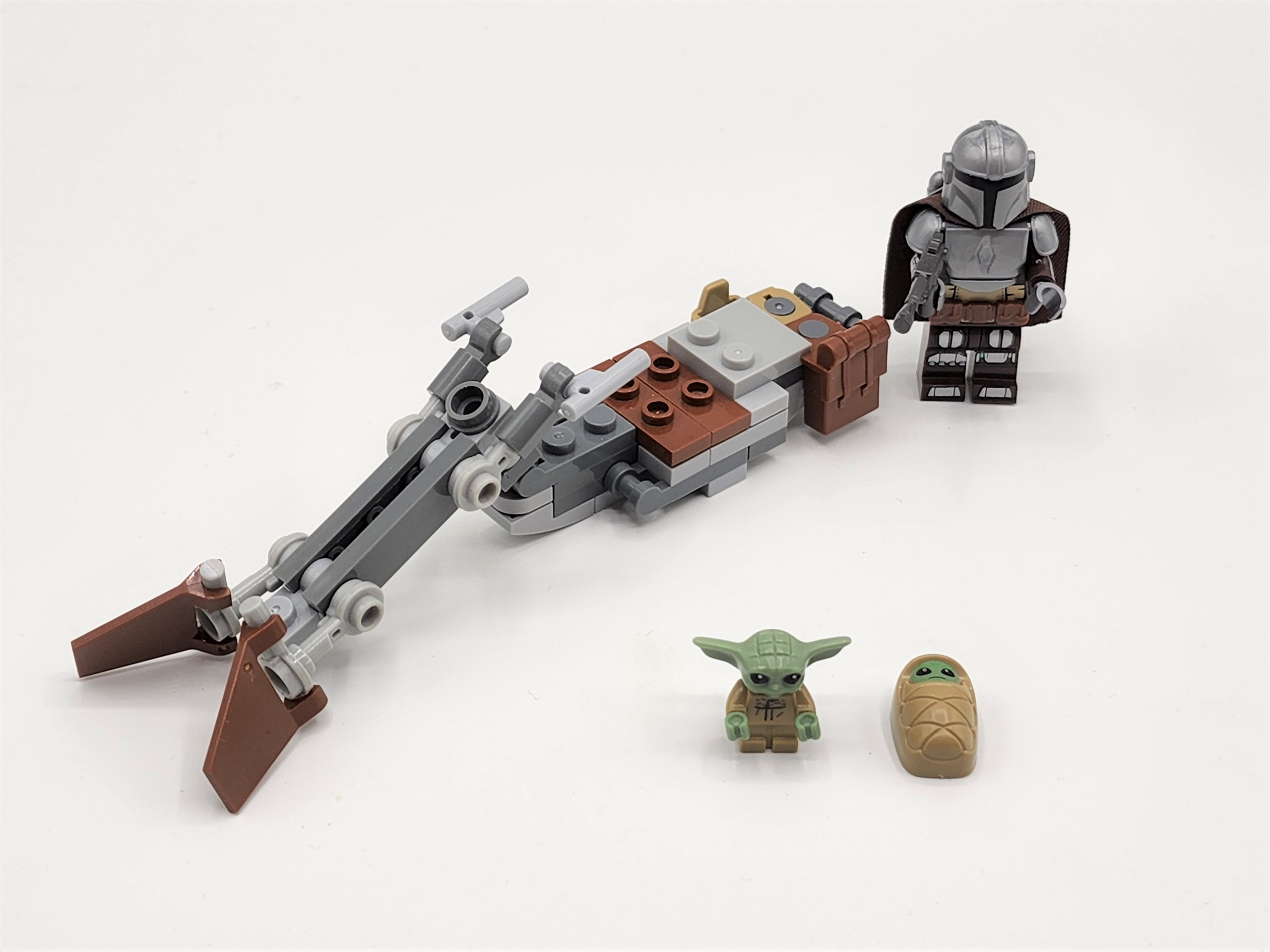 Star Wars Mandalorian Baby Yoda Custom Speeder Bike Set J's Little Things