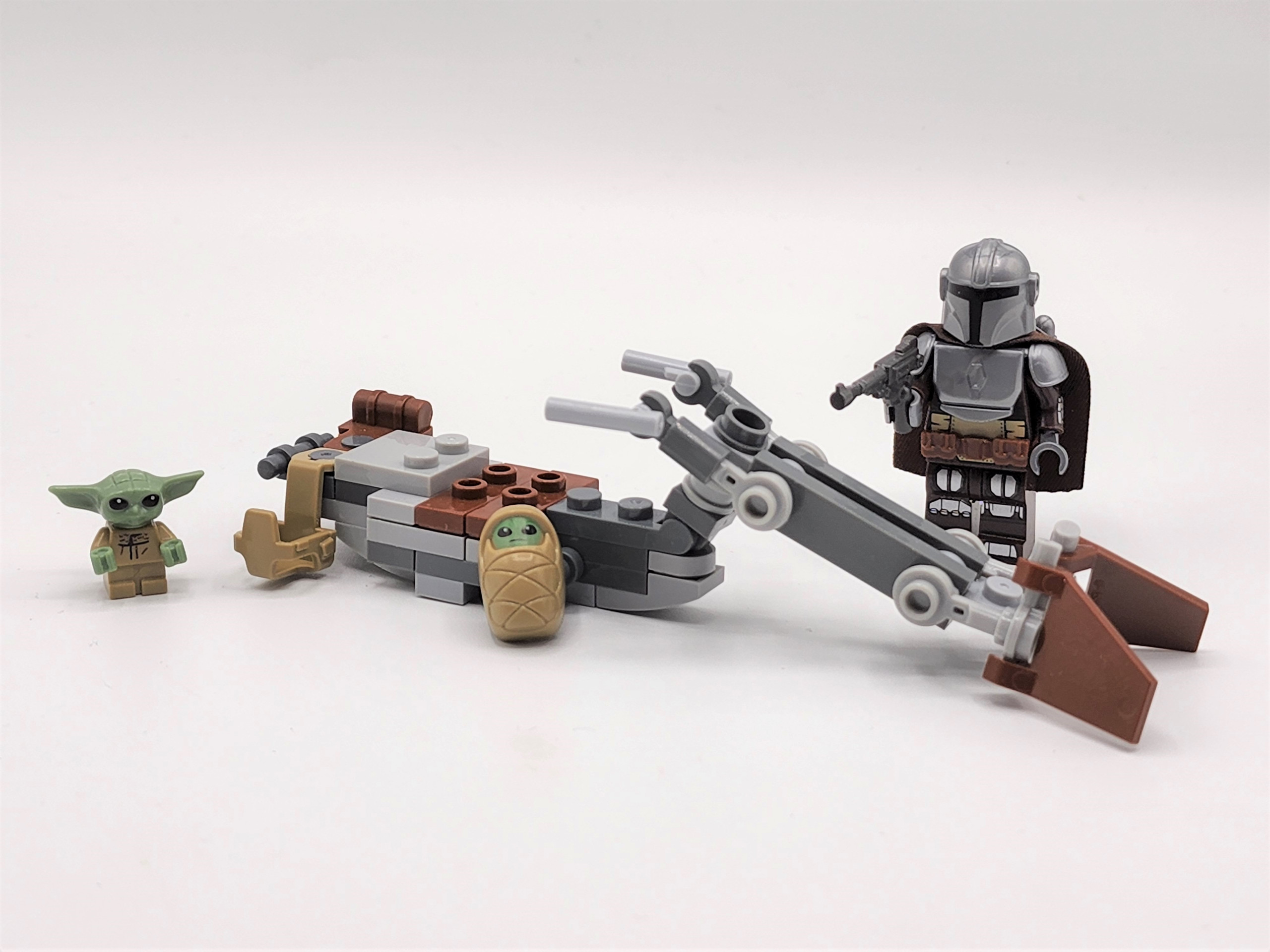 Star Wars Mandalorian Baby Yoda Custom Speeder Bike Set J's Little Things