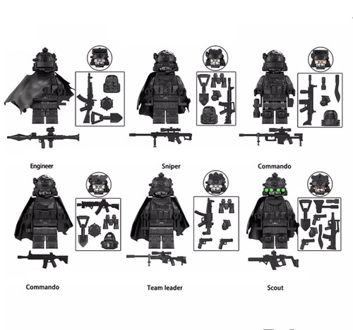 Special Forces Army Commandos Variations Custom Minifigures + Accessories 3