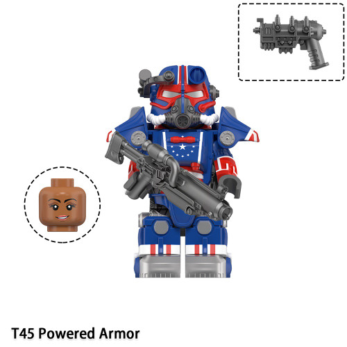 Fallout Power Armor Assortment Custom Minifigures WM