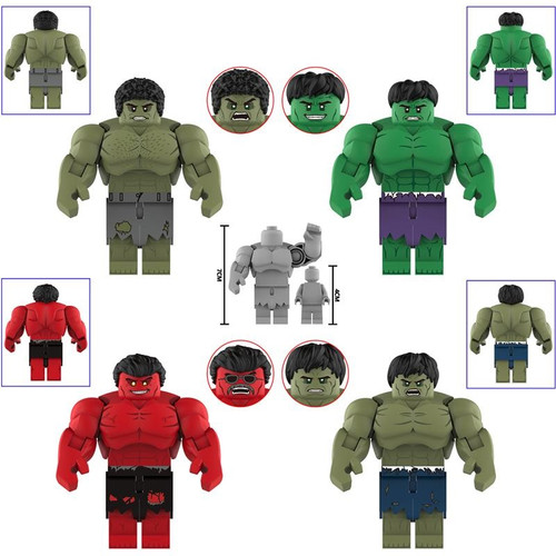 Marvel Super Heroes Custom Hulk Big Minifigures AF 5 - J's Little