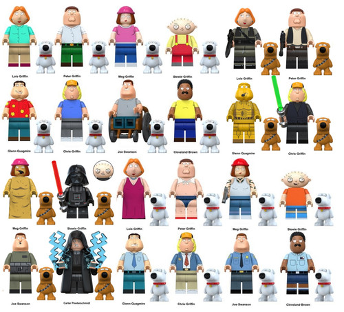Family Guy TV Series Custom Minifigures