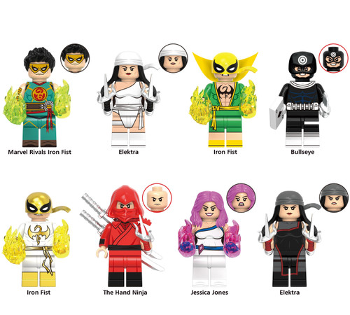 Marvel Super Heroes Daredevil Iron Fist Assortment Custom Minifigures