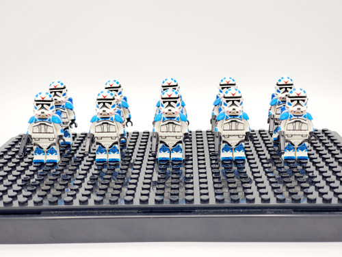 Star Wars 501st Jetpack Armored Clones x10 Minifigures Set