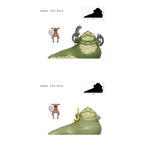 Star Wars Jabba The Hut Custom Minifigures