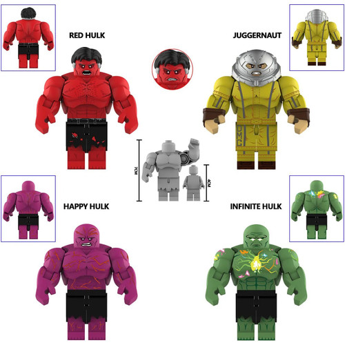 Marvel Super Heroes Custom Hulk Big Minifigures AF 6