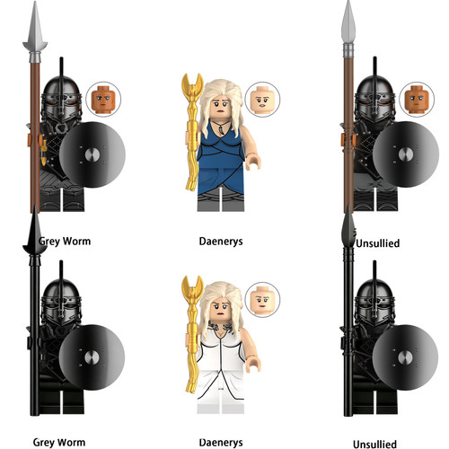Game of Thrones Daenerys Unsullied Custom Minifigures DT