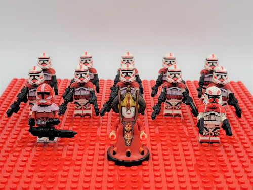 Star Wars Padme Amidala Thorne Fox Coruscant Guards 13 Minifigures Set