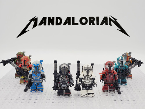 Star Wars Heavy Mandalorians Custom 8 Minifigures Set