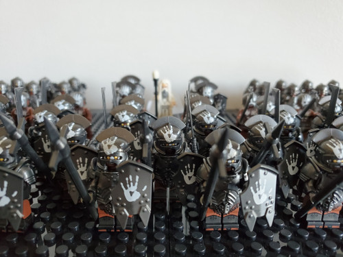 LOTR Orc Heavy Battalion Infantry Army 74 Minifigures Set - J's Little ...