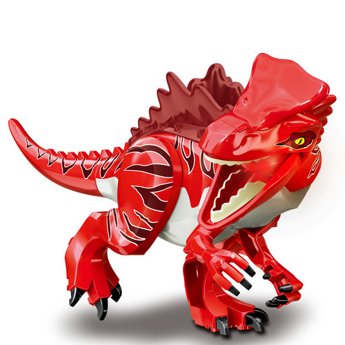 Red Custom Indominus Rex 6 inch Tall Dinosaur