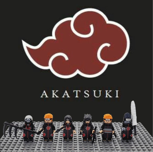 Naruto Shippuden Akatsuki Custom 6pcs Set