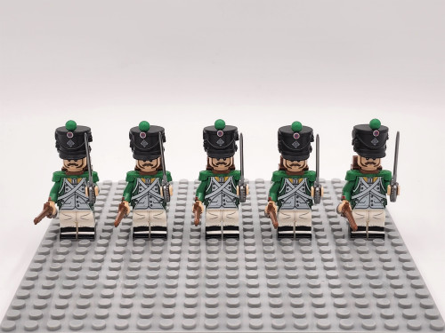 Italian Light Infantry Custom 5 Minifigures Set N012