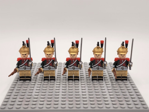 French Dragoons Custom 5 Minifigures Set