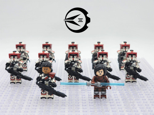 Star Wars: TOR  Havoc Squad Jace Malcom, Satele Shan Custom 12 Minifigures Set