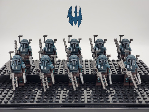 Star Wars Mandalorian Custom Death Watch x10 Minifigures Set