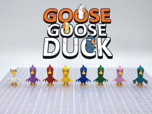 Goose Goose Duck Custom Minifigures Set 8pcs