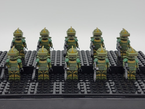 Star Wars Phase 1 Forest Clone Troopers Custom Minifigures Set