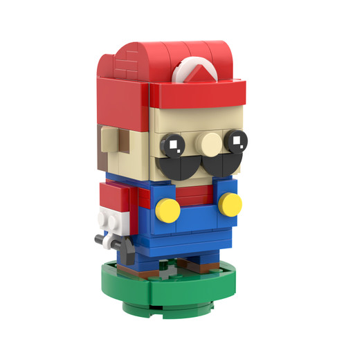 Super Mario Brickheads Mario Custom MOC Set 137pcs