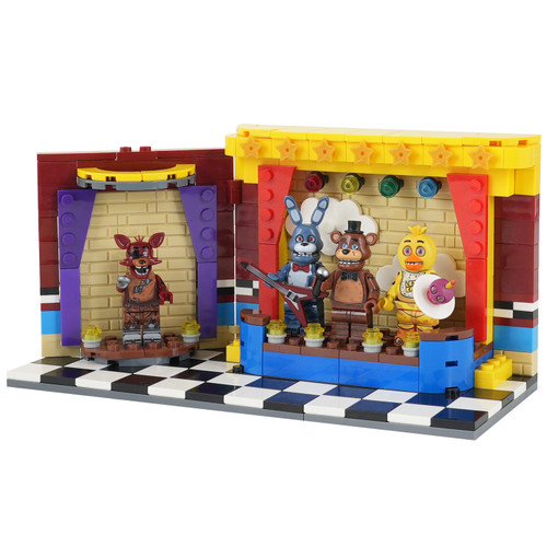 Five Nights at Freddy's Stage MOC B Custom Minifigures Set 290pcs