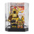 The Romance of Three Kingdoms 8pcs Minifigures Set with Armor Stand and Display Case